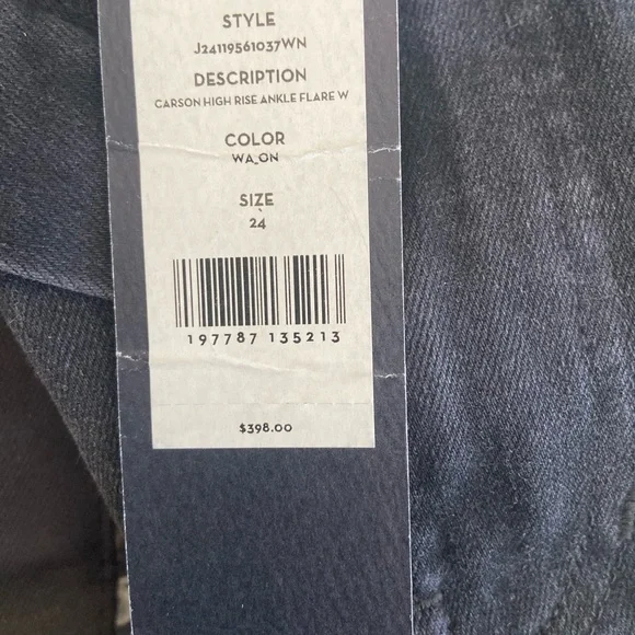 Veronica Beard Black Flare Jeans - Picture 6 of 6